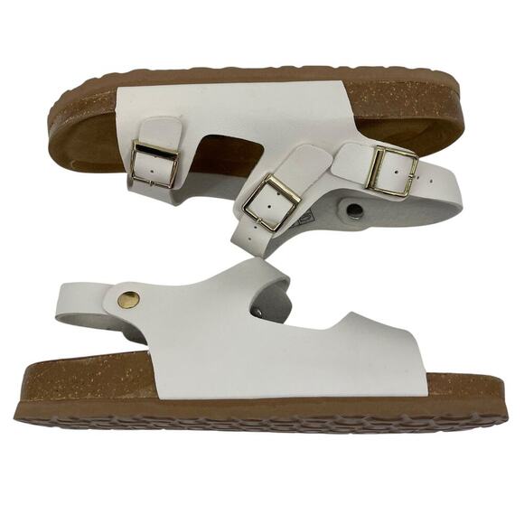 CUSHIONAIRE Lulu Cork footbed Sandal White Size 9 New without Box! - Picture 5 of 9